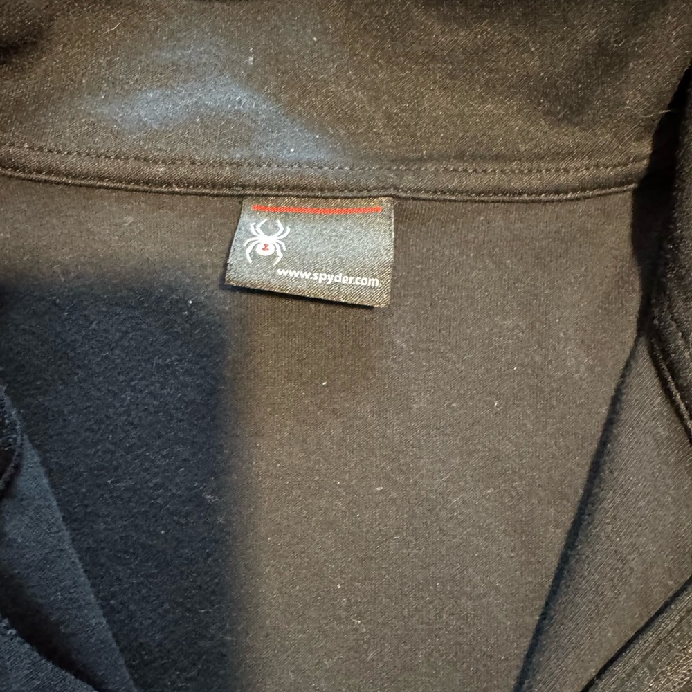 Spyder Black Quarter-Zip Pullover - Picture 4 of 4